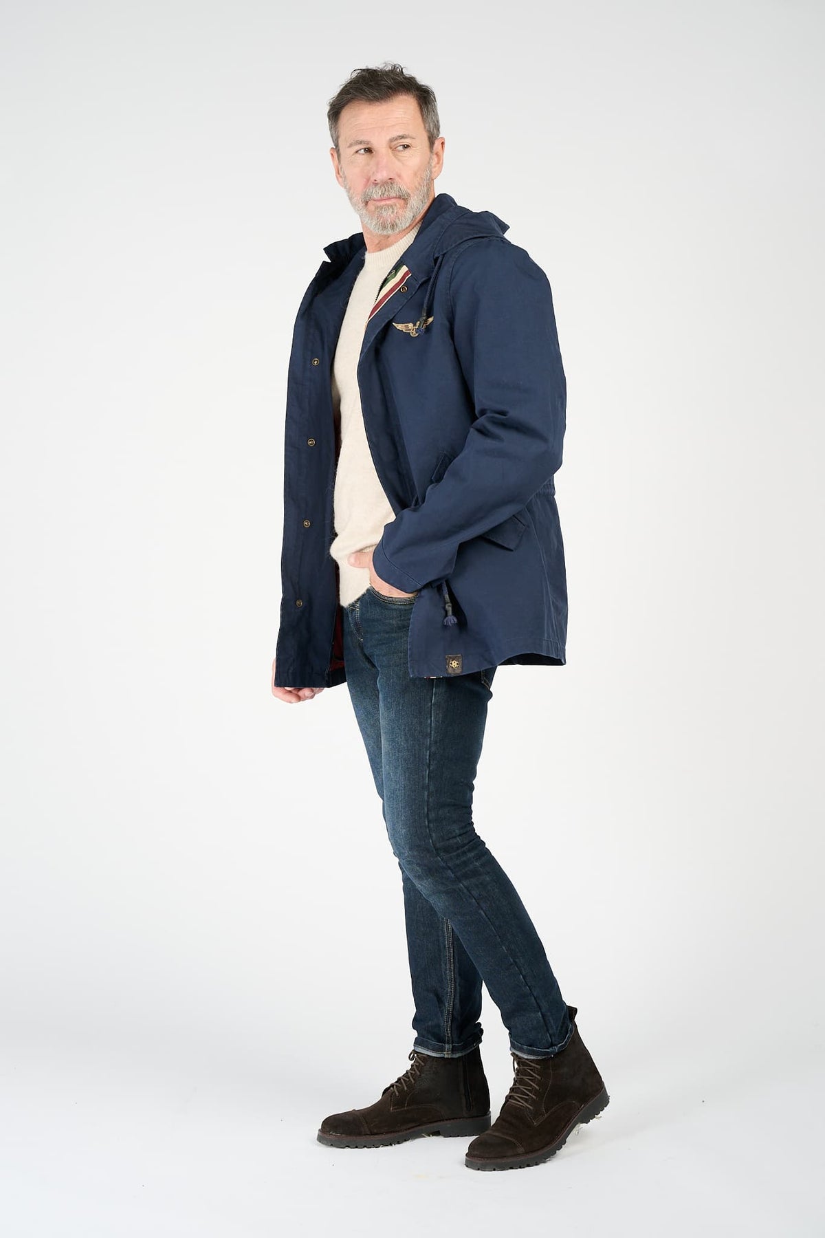 Langer Herrenparka man Barone firenze - 7