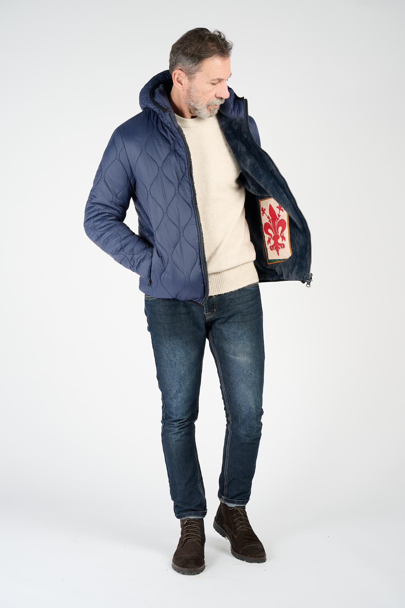 Langer Herrenparka man Barone firenze - 12