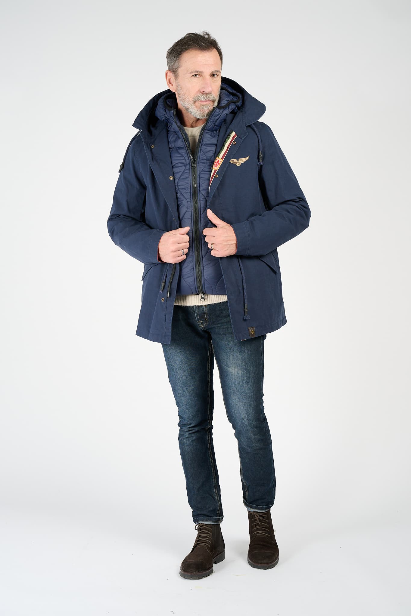 Langer Herrenparka man Barone firenze - 2