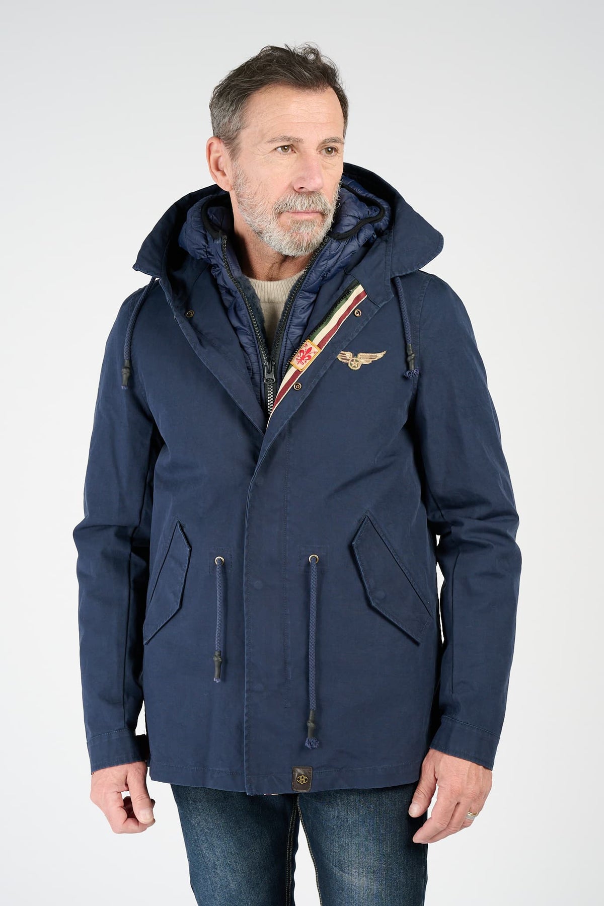 Langer Herrenparka man Barone firenze - 1