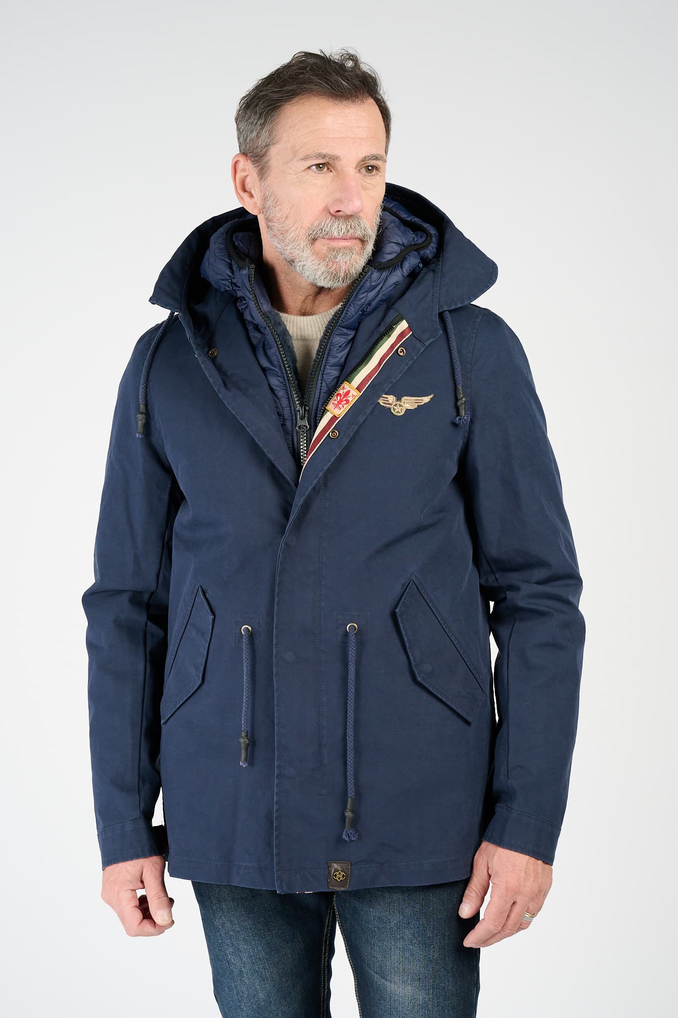 Langer Herrenparka man Barone firenze - 1