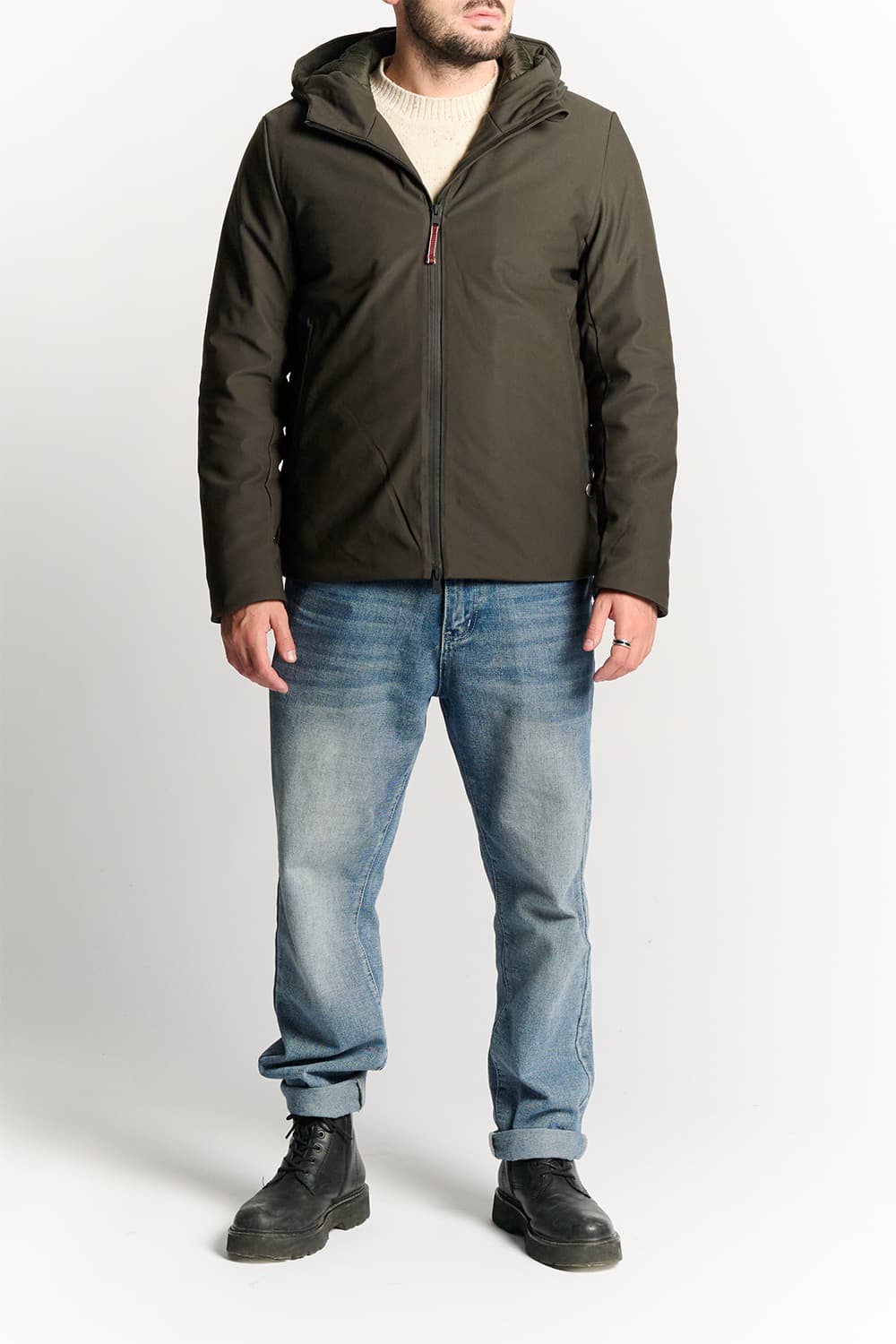 KURZE THERMO-DAUNENJACKE FÜR HERREN man Barone firenze - 1