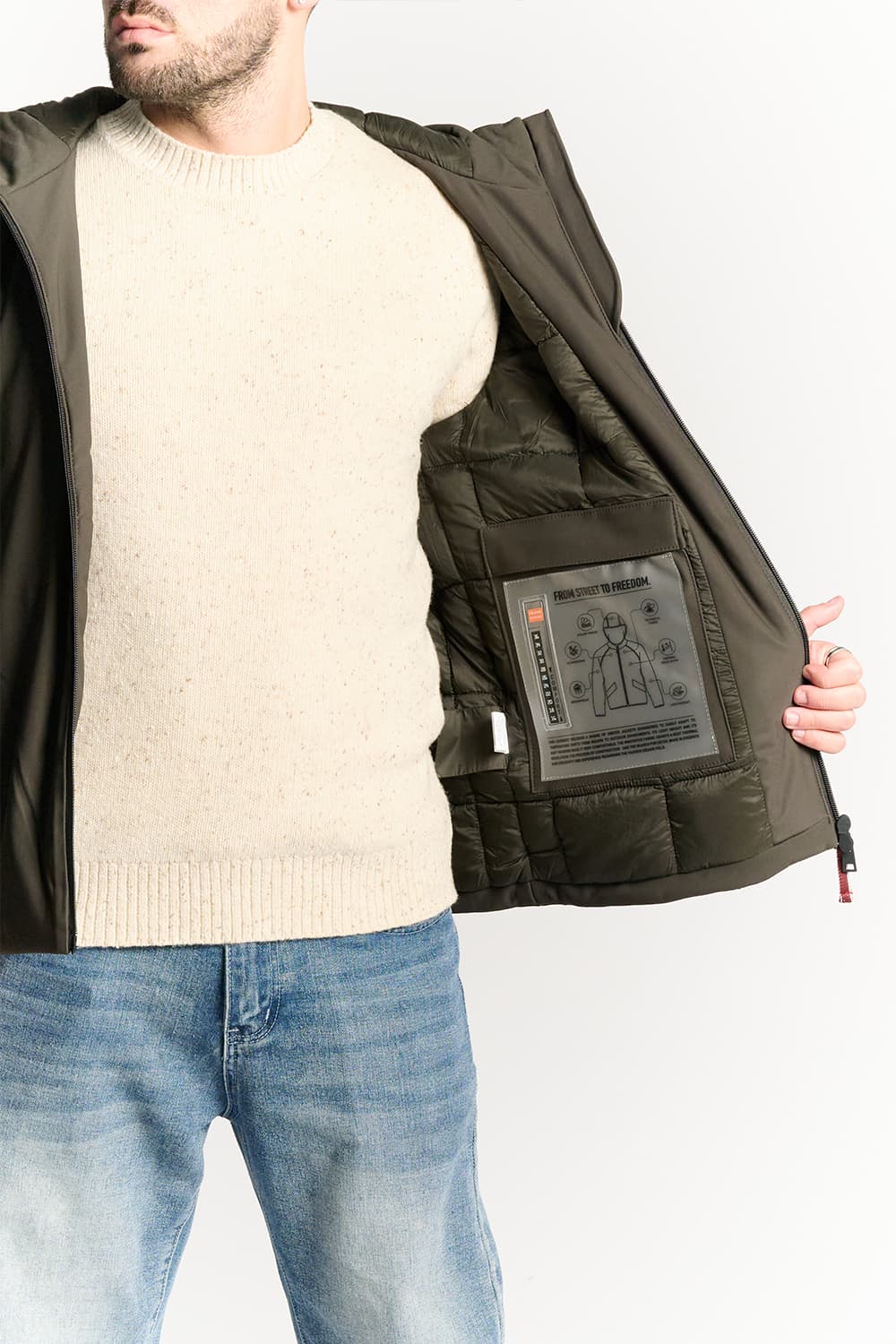 KURZE THERMO-DAUNENJACKE FÜR HERREN man Barone firenze - 2