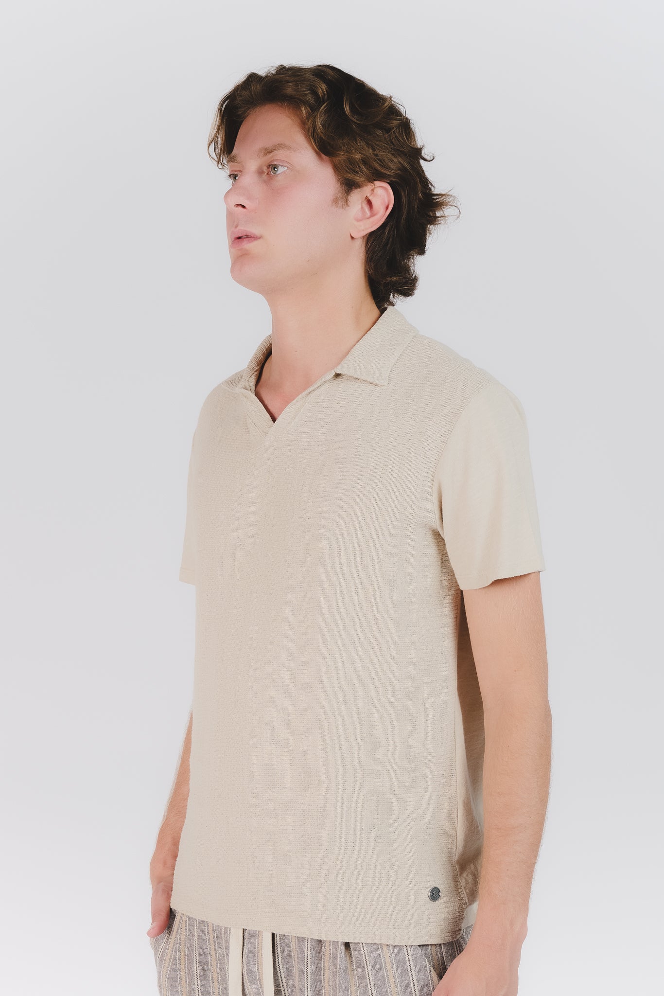 Polo Uomo Beige man Barone firenze - 1