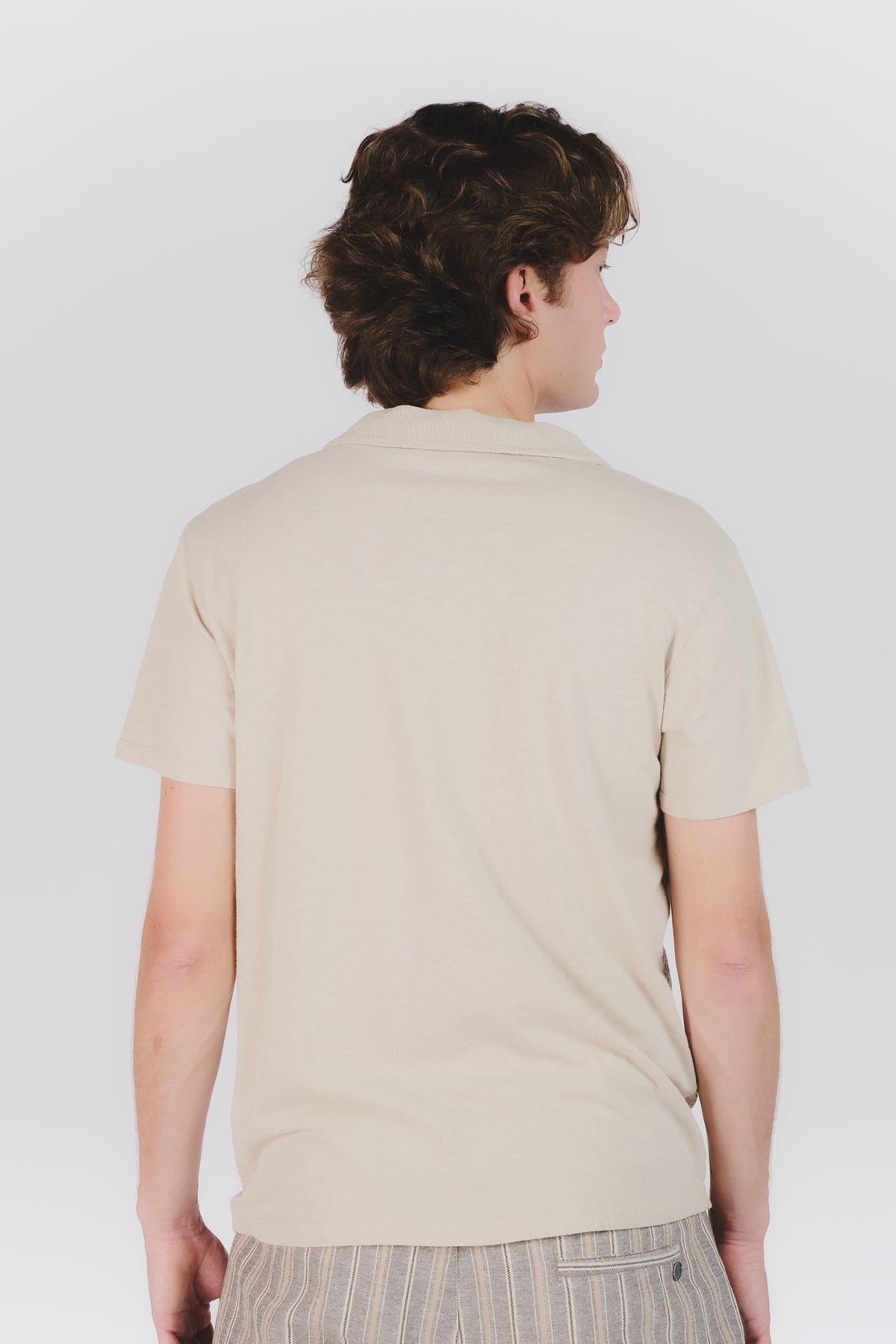 Polo Uomo Beige man Barone firenze - 3