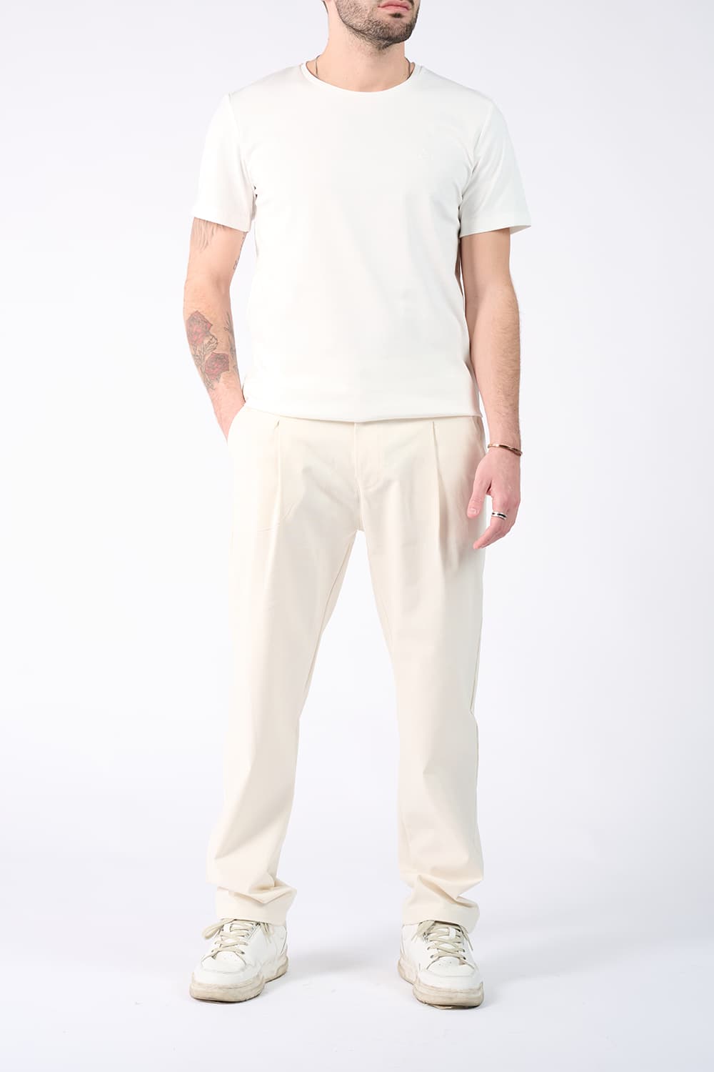 T-Shirt Baron Frontstickerei uomo Barone firenze - 2