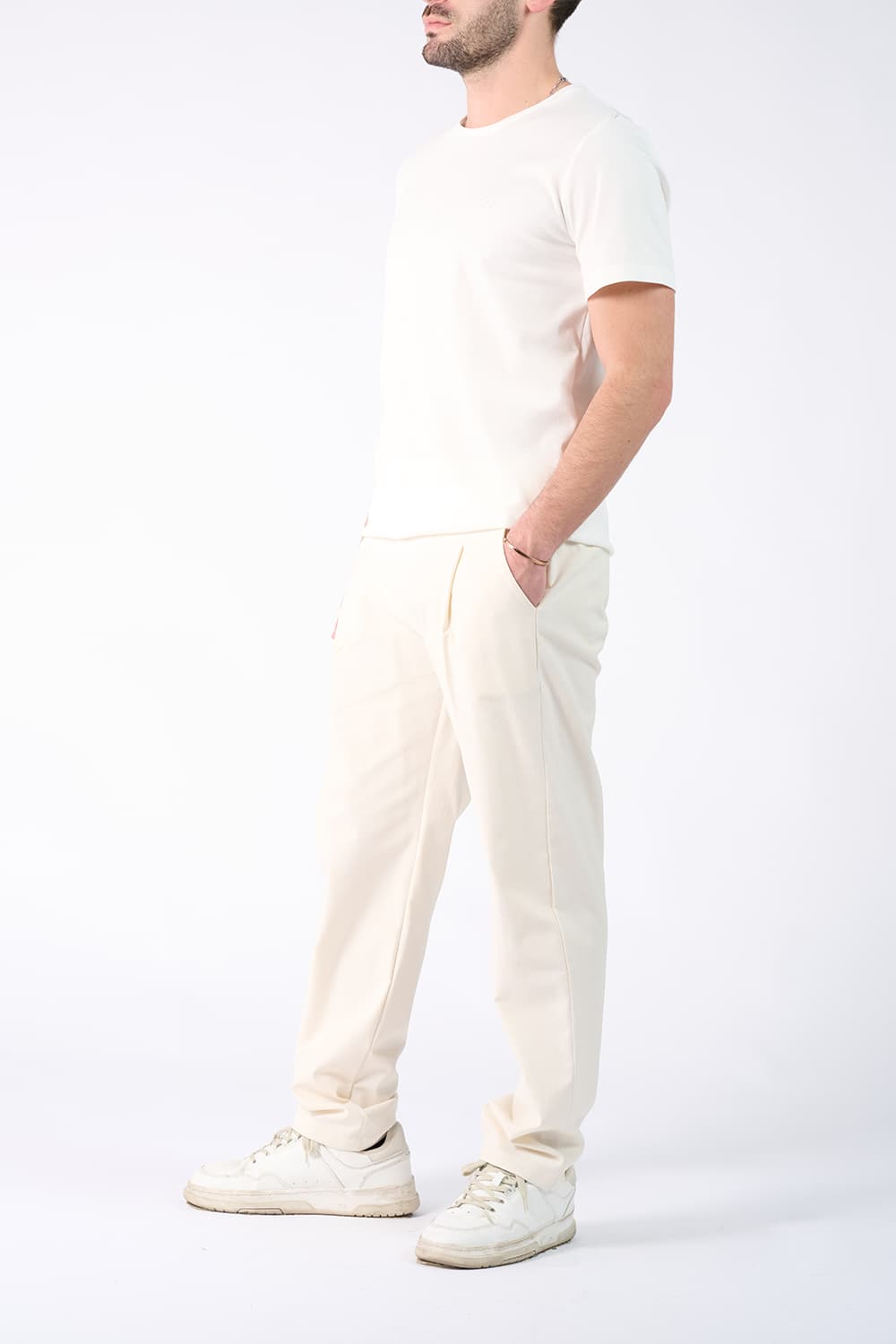 T-Shirt Baron Frontstickerei uomo Barone firenze - 4