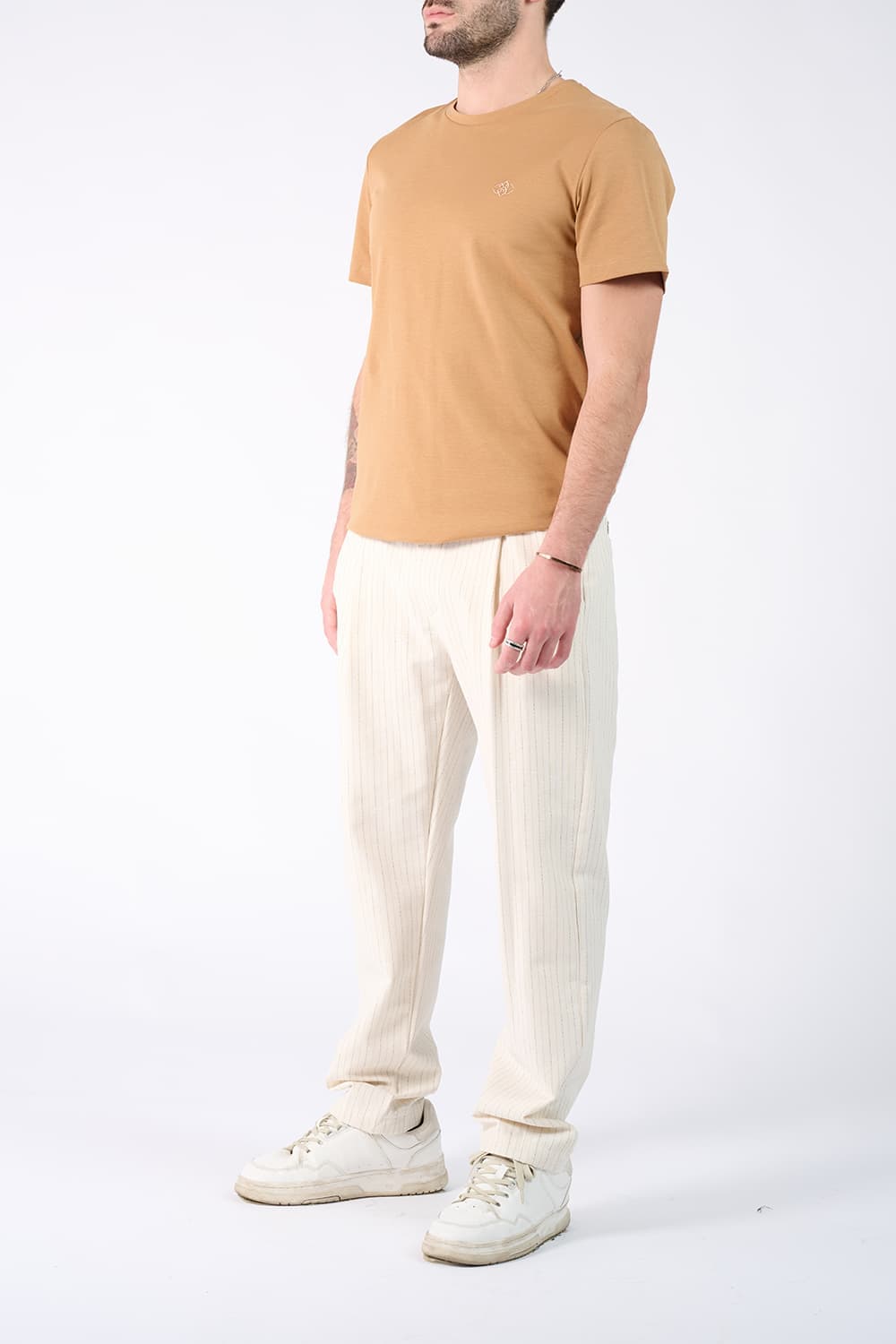 T-Shirt Baron Frontstickerei uomo Barone firenze - 3