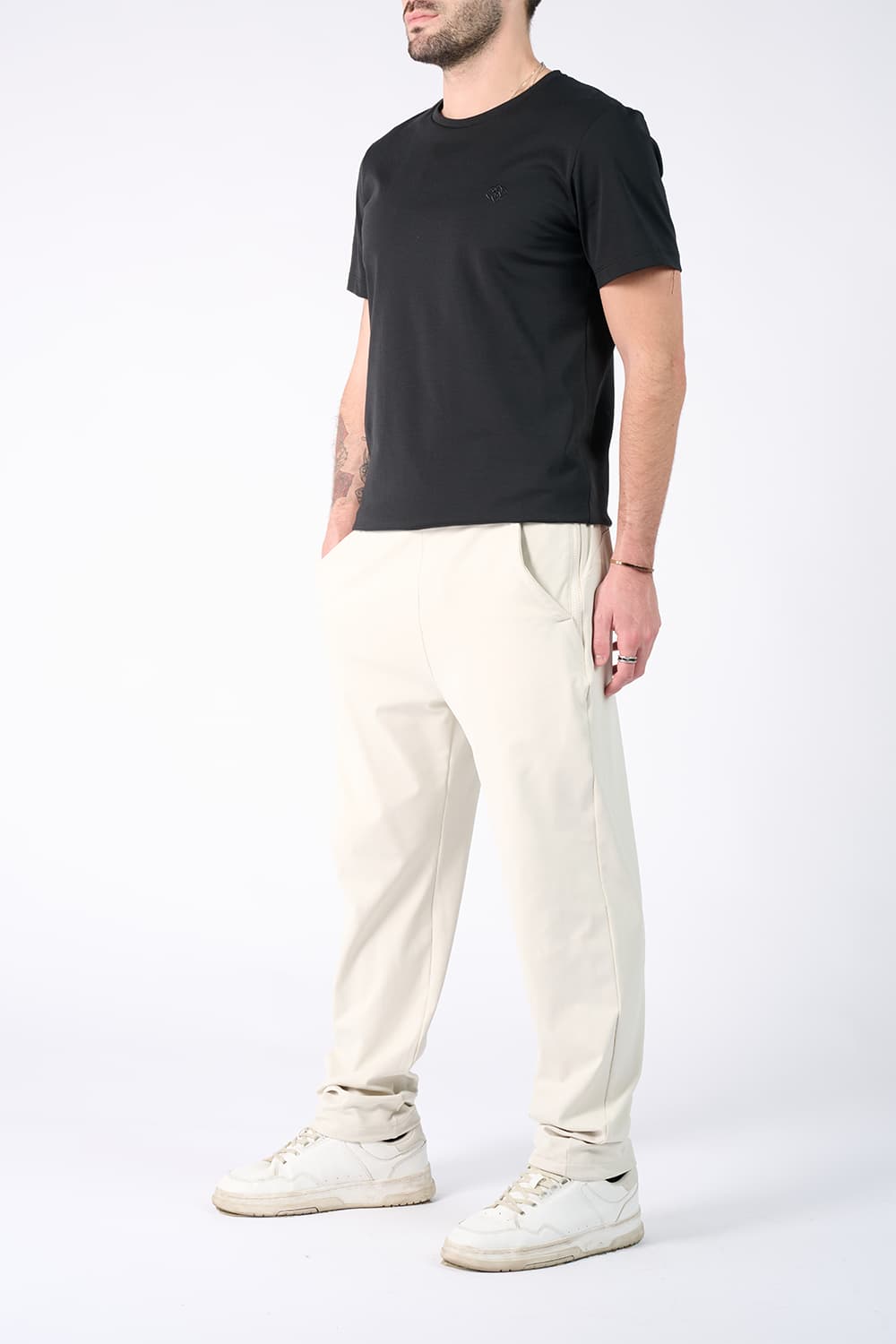 T-Shirt Baron Frontstickerei uomo Barone firenze - 4