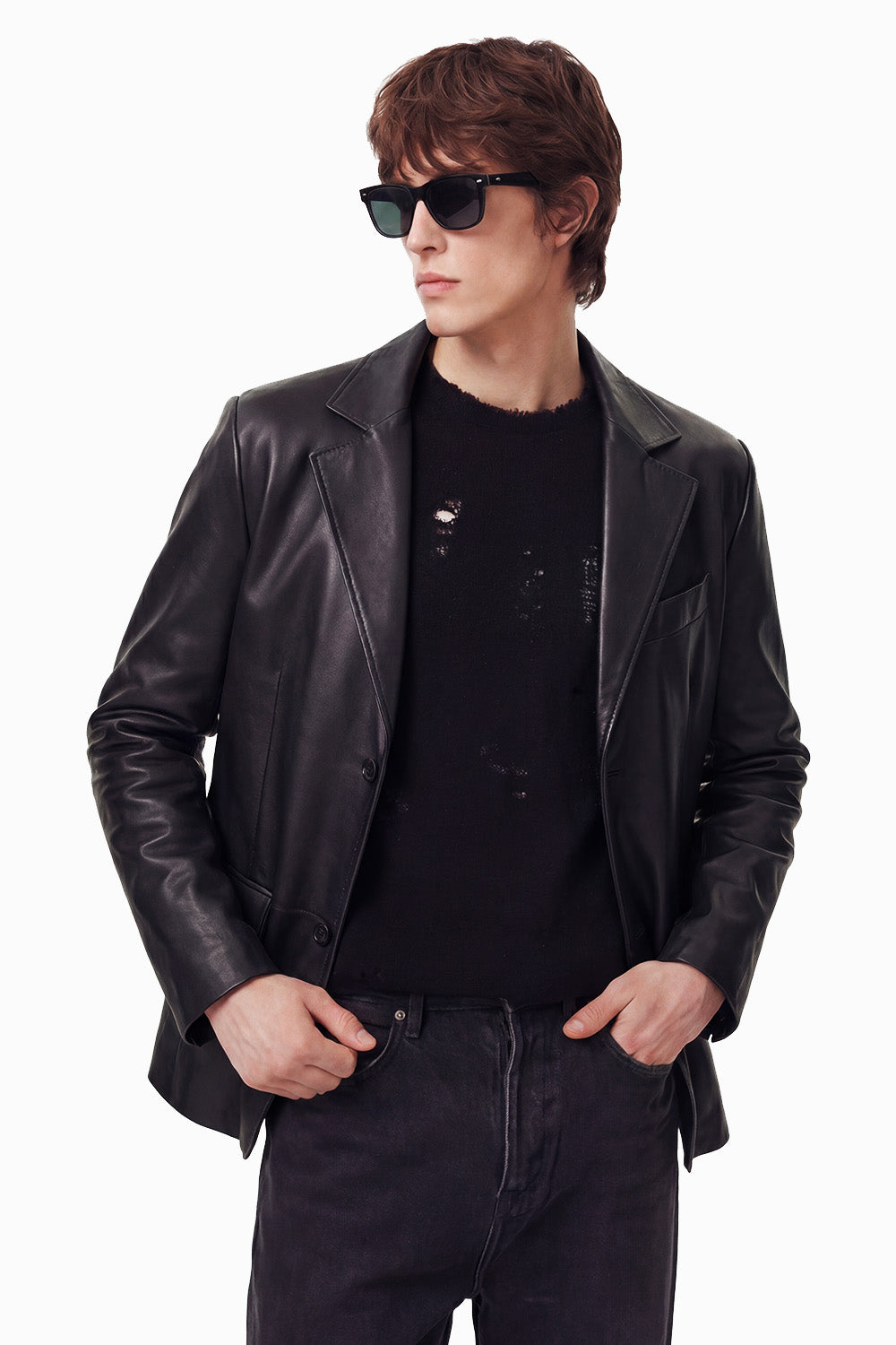 Blazer Raimondo uomo 100% vera pelle Made in Italy - Barone Firenze