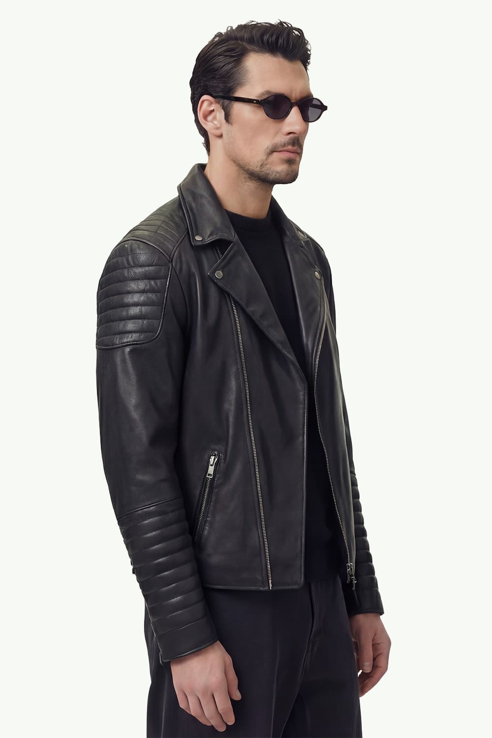 Chiodo Matteo Bike giacca donna 100% vera pelle Made in Italy- Barone Firenze