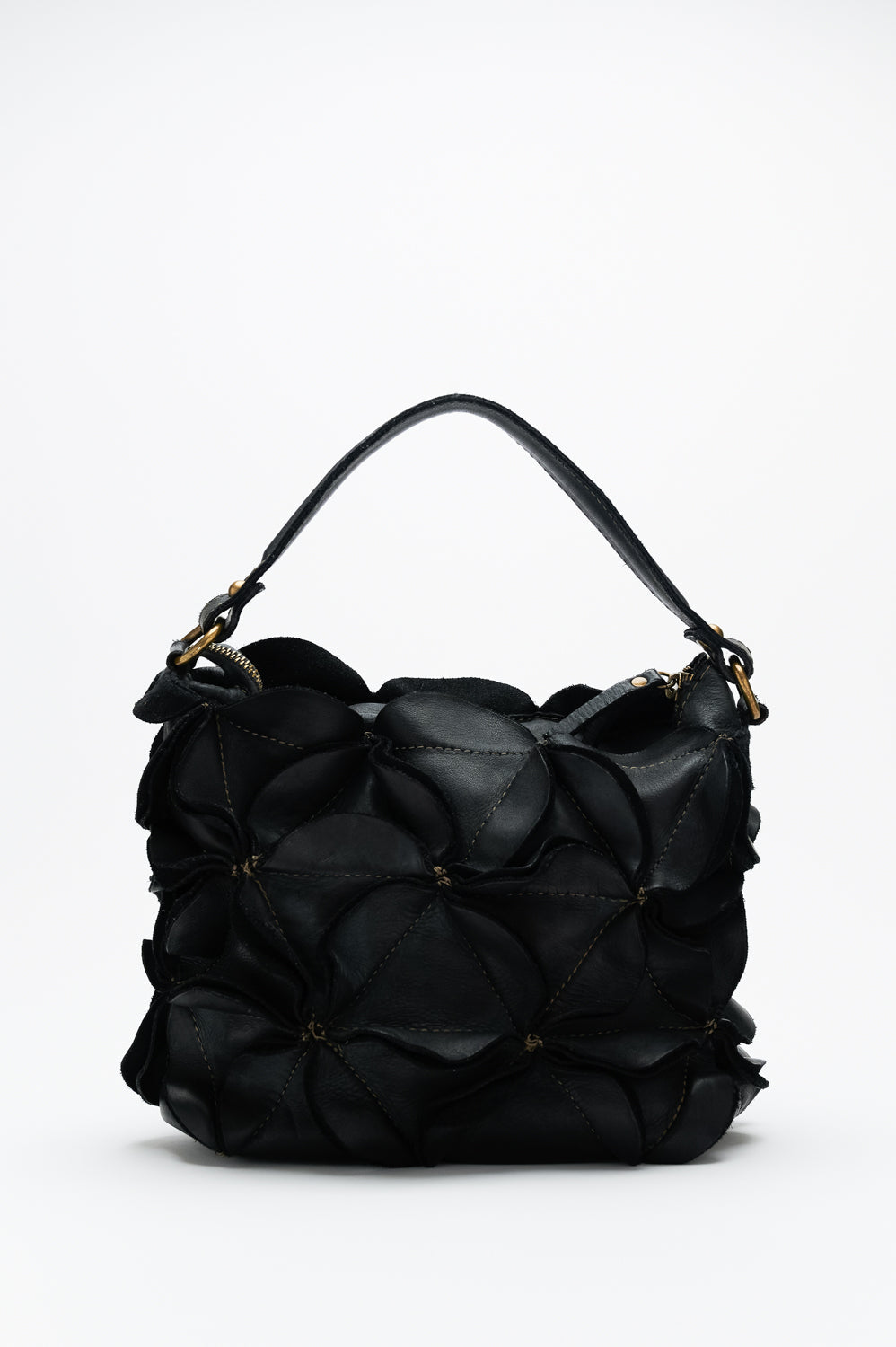 Fiore borsa donna 100% vera pelle Made in Italy - Barone Firenze