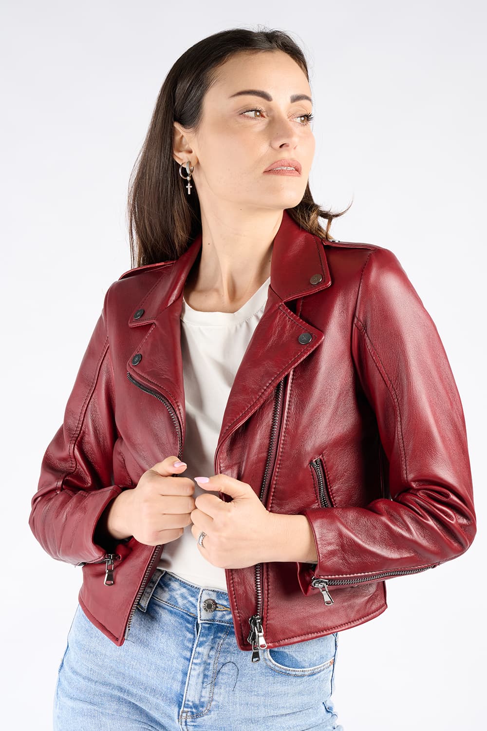 Red Florentine Bis Women's Chiodo woman Barone firenze - 1
