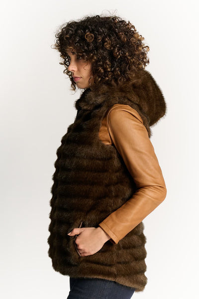 Cortina Dark Brown Vest