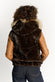 Valentina Chocolate Vest woman Barone firenze - 4