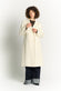 Cream Double-Breasted Alpaca Coat woman Barone firenze - 1