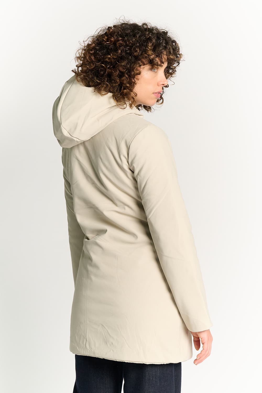 LANGE THERMO-DAUNENJACKE FÜR DAMEN woman Barone firenze - 4