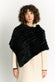 Black Lapin Fur Cape woman Barone firenze - 1