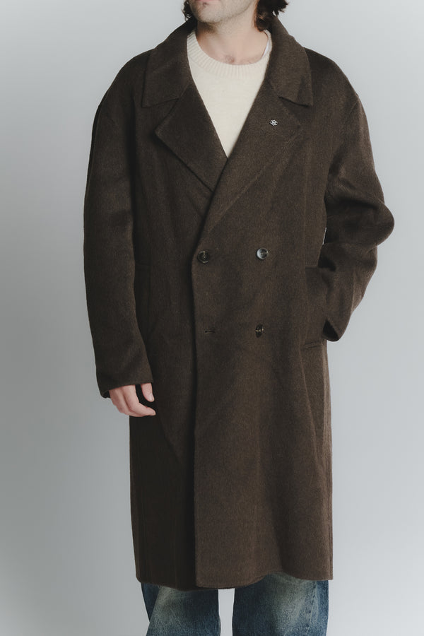 Cappotto Over Testa di Moro Uomo man Barone firenze