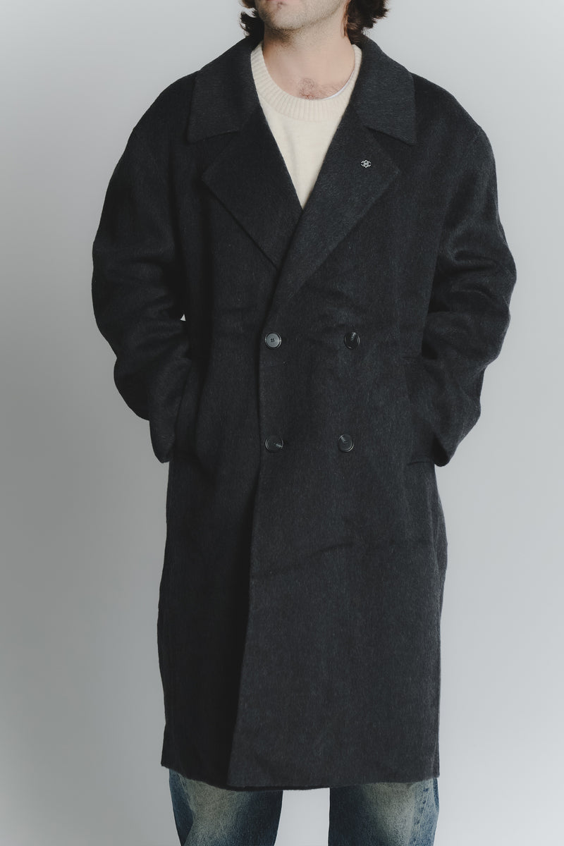 Cappotto Over Antracite Uomo man Barone firenze - 1