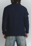 Cardigan Misto Lana Blu da Uomo man Barone firenze - 4
