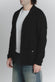 Cardigan Misto Lana Nero da Uomo man Barone firenze - 2