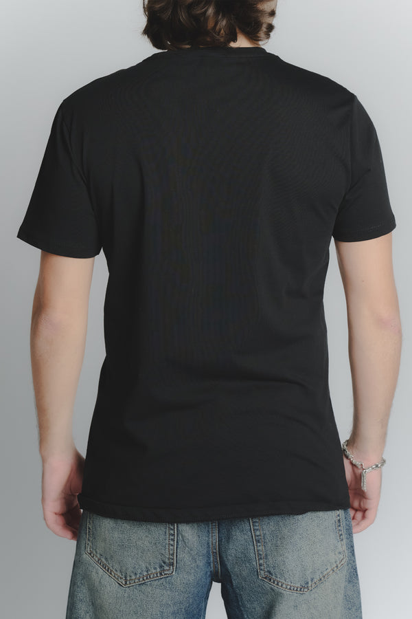T-Shirt Uomo Taschino Nero man Barone firenze