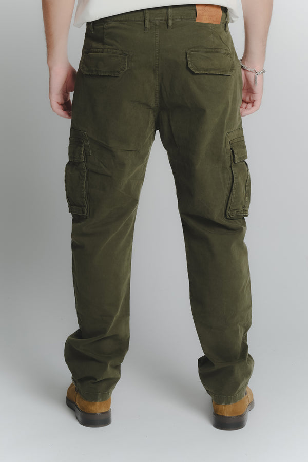 Pantaloni Cargo Verde Uomo man Barone firenze