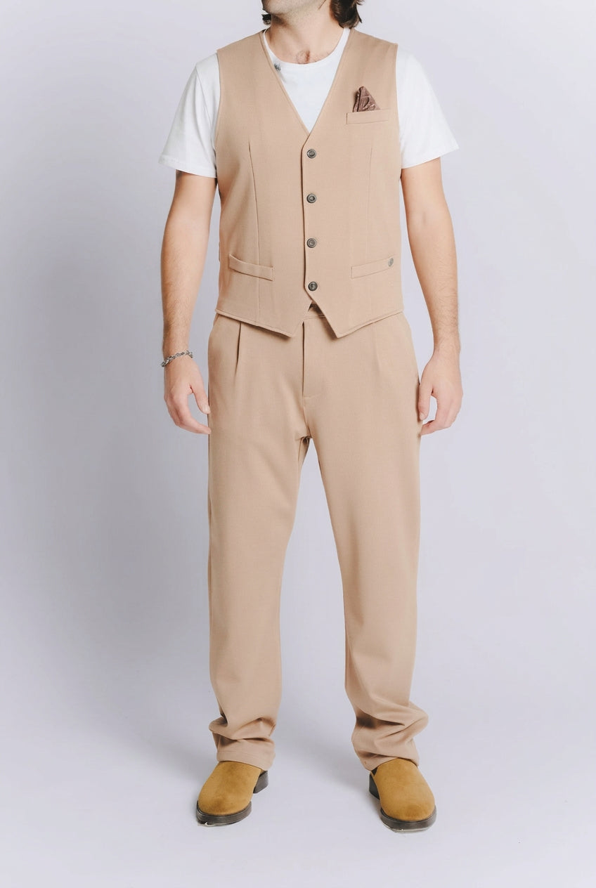 Pantaloni Camel man Barone firenze - 1