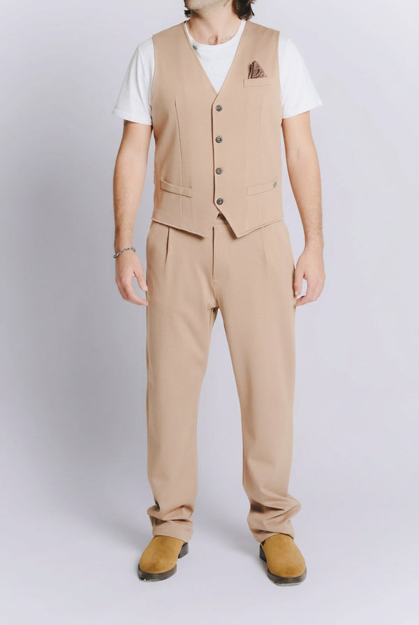 Gilet Uomo Camel man Barone firenze