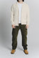 Cardigan Misto Lana Beige da Uomo man Barone firenze - 4