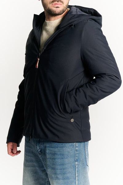 Men's Thermal Down Blue Jacket Short