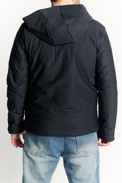 Men's Thermal Down Blue Jacket Short