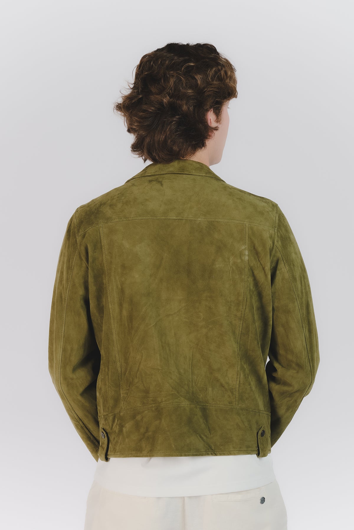 Ale Camoscio Sfoderata Verde unisex Baronefirenze - 8