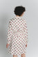 Abito Chemisier Corto a Pois Avorio Rosso Fiorentino Donna woman Barone firenze - 5