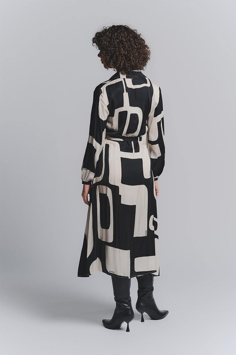Long shirt dress woman Barone firenze - 4