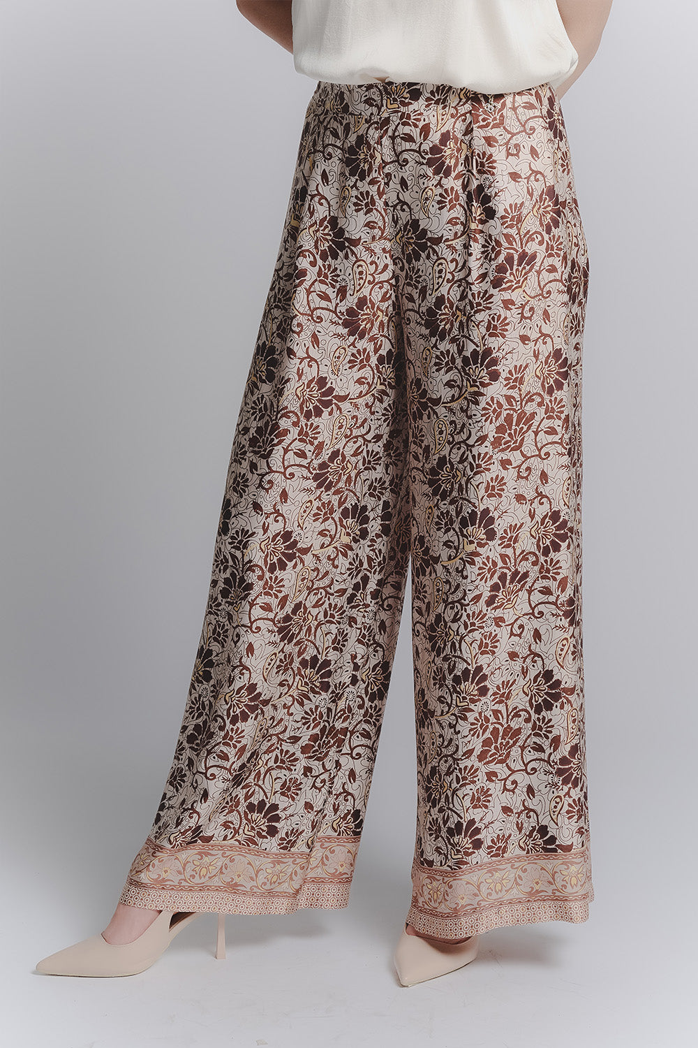 Palazzo trousers woman Barone firenze - 2
