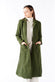 Green Long Coat With Belt donna Barone firenze - 2