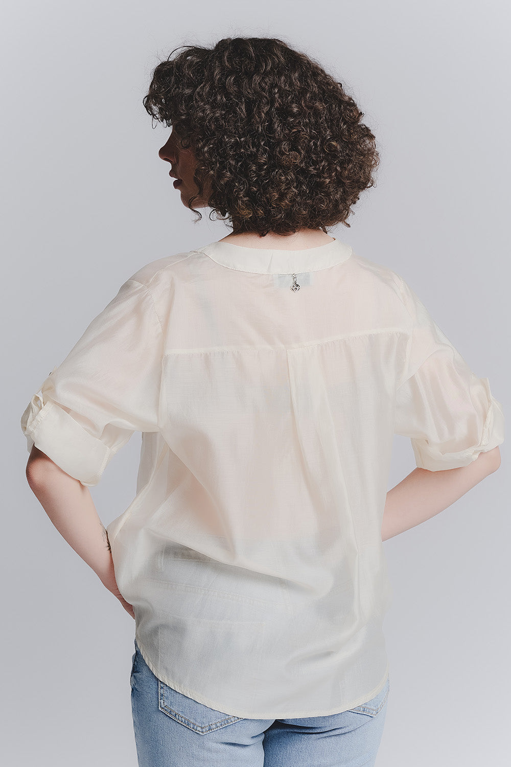 Korean Women's Shirt woman Barone firenze - 2