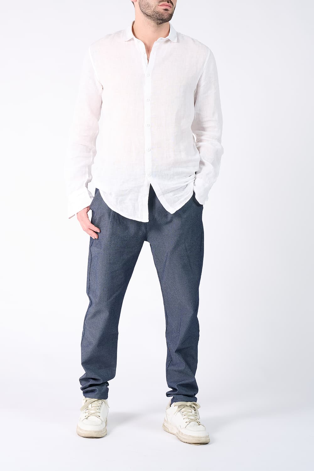 Camicia Uomo Lino - Barone Firenze