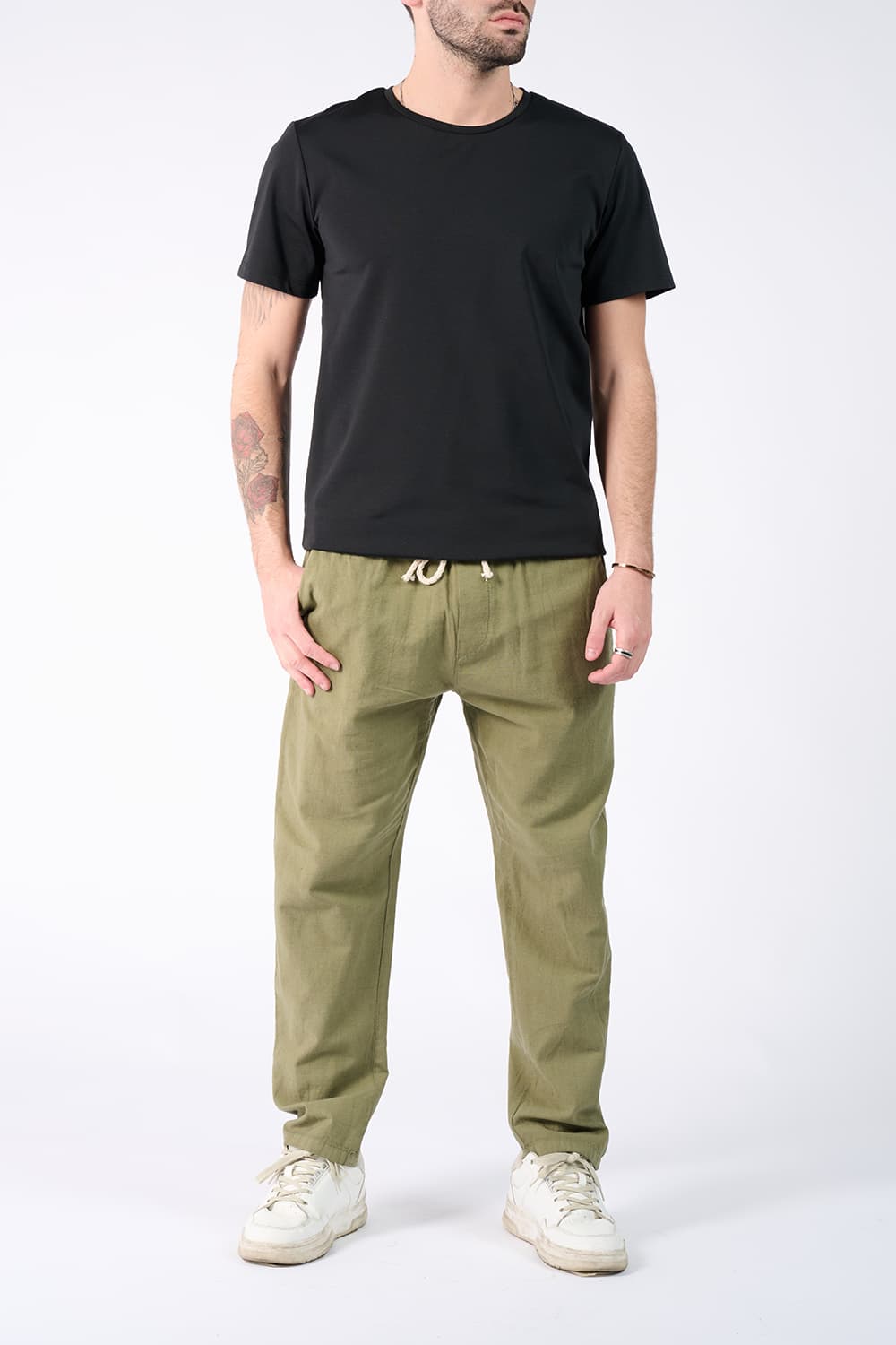 T-shirt Baron Stickerei Rücken Neu uomo Barone firenze - 2