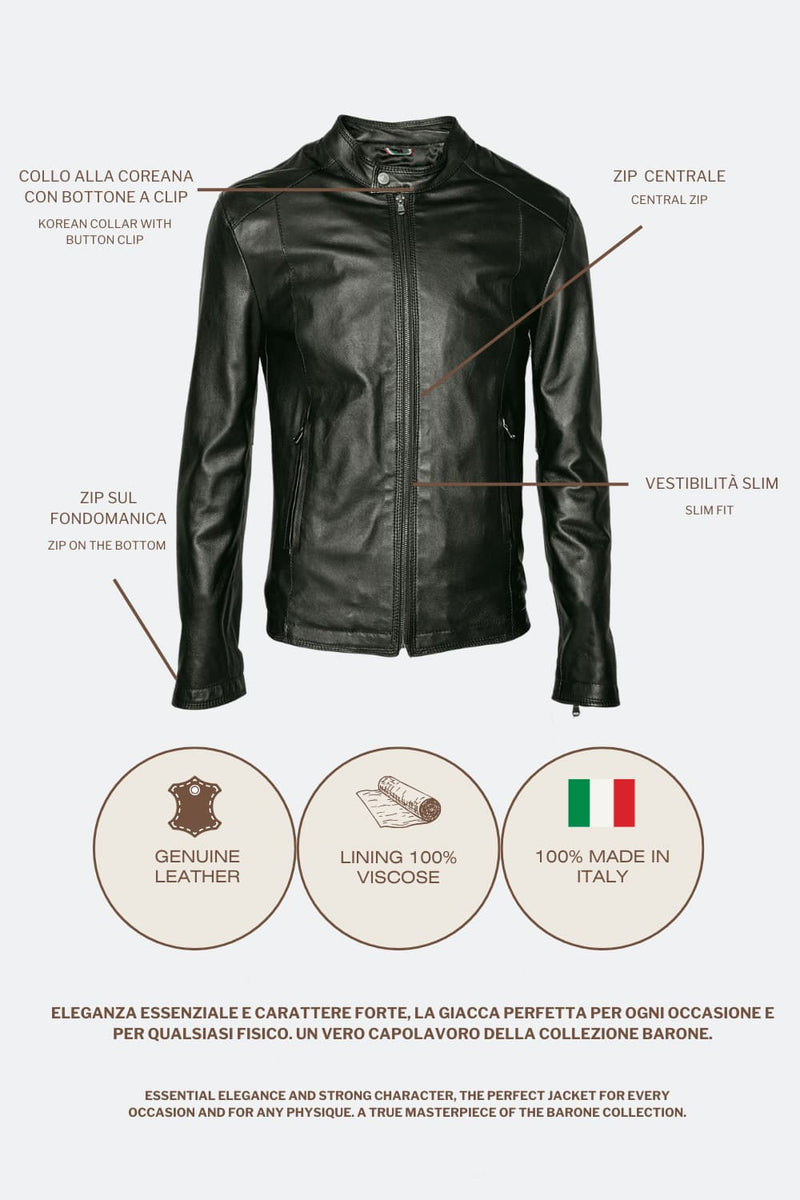 Massi Black Jacket man Barone firenze - 9