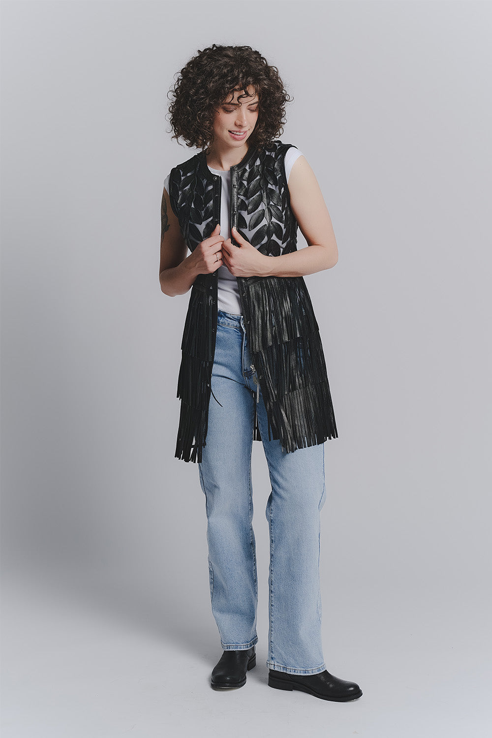 Gilet Afrodite woman Barone firenze - 1