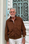 Amedeo Camoscio Cognac Scuro man Barone firenze - 1