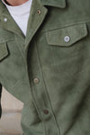 Ale Wildleder ungefüttert Jacke Männer unisex Barone firenze - 4