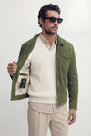 Ale Wildleder ungefüttert Jacke Männer unisex Barone firenze - 8