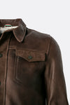 Ale Dark Brown Vegetable Leather unisex Barone firenze - 3