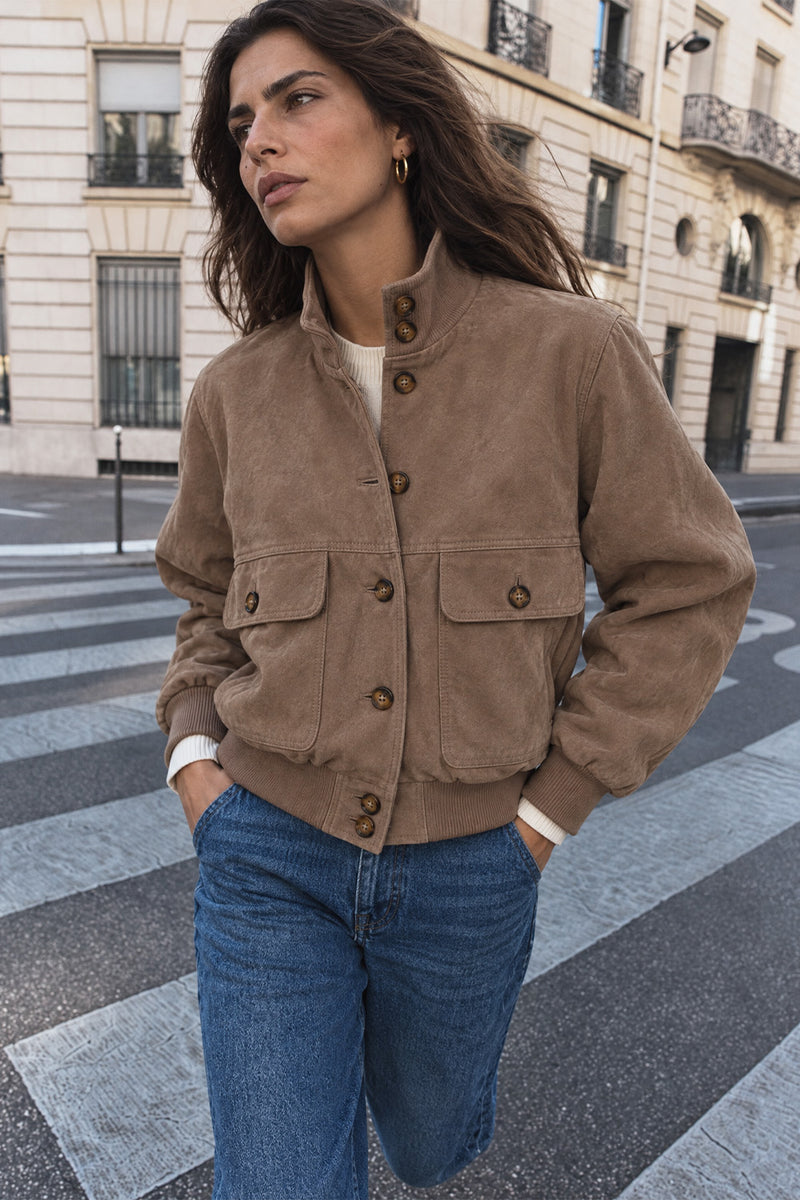 Alma Camoscio Taupe woman Barone firenze - 1