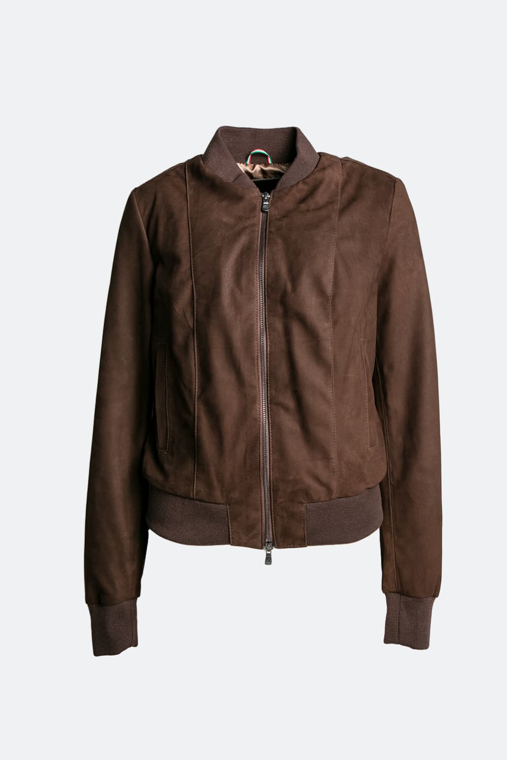 Bernsteinfarbenes Wildleder woman Barone firenze - 2
