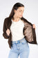 Bernsteinfarbenes Wildleder woman Barone firenze - 4